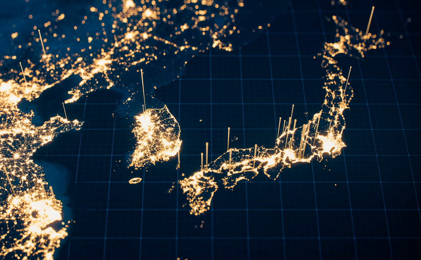 日本全土の計測データ